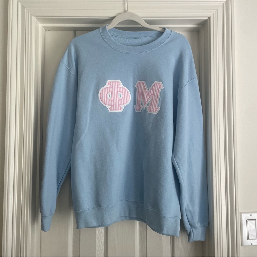 Light Blue Phi Mu Sweatshirt